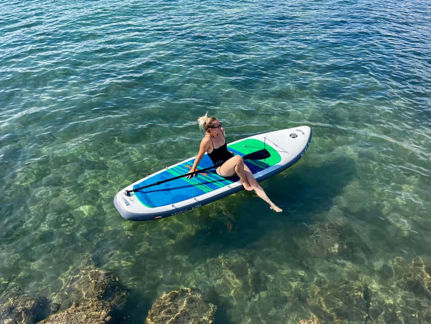Antibes : 2-seat Paddle board Rental with photos & videos - Starting at La Gallice Beach in Juan-les-Pins