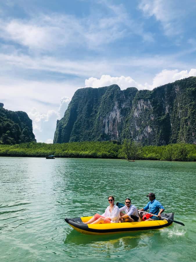 Ao Nang: James Bond & Hong Islands w/Canoeing by Speed Boat - Lunch and shopping at Koh Panyee