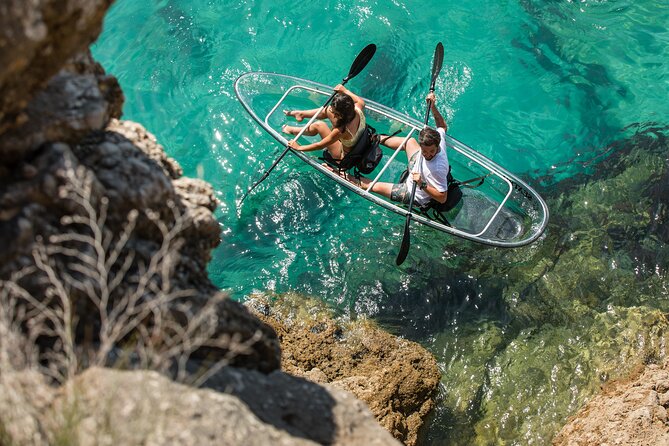 Arrábida: Guided Transparent Kayaking Tour - The first 10 minutes: safety and setup