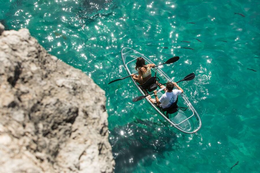 Arrábida: Guided Transparent Kayaking Tour - The final 30 minutes on the water