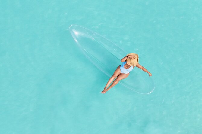 Aruba Unique Clear Kayak Drone Photoshoot with Video - Sun, wind, and comfort on the kayak