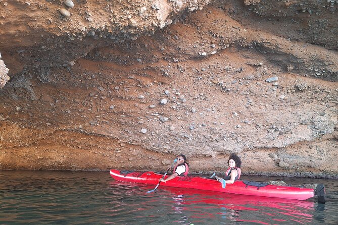 Athens: Kayak and Snorkeling at Caves and Hidden Beaches - A private beach surrounded by nature