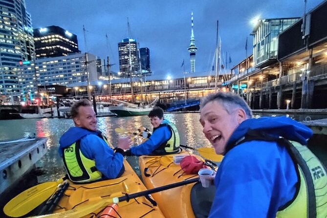 Auckland City Lights Night Kayaking Tour - Under the glow of the Sky Tower