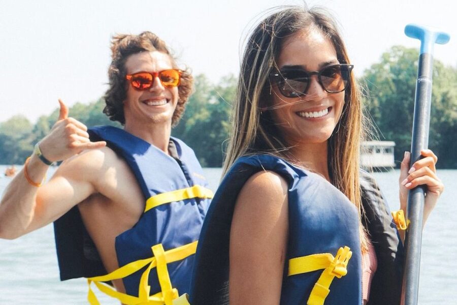 Austin: Lady Bird Lake Stand-Up Paddleboard Rental - Getting your balance on Lady Bird Lake