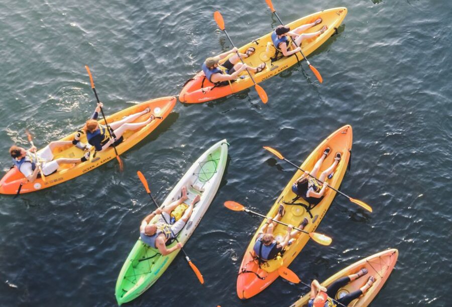 Austin: Single or Double Kayak Rental - Lady Bird Lake from the launch
