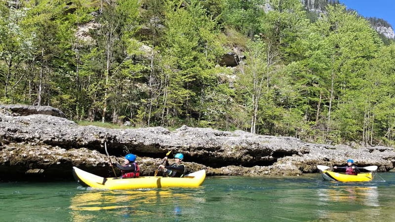 Austria, Salza river "Double Ducky" kayak adventure - Two Salza Sections, Two Different Moods