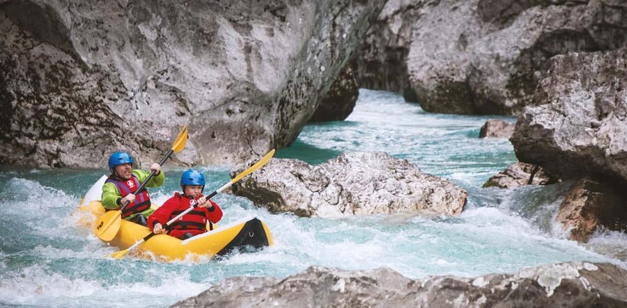 Austria, Salza river "Double Ducky" kayak adventure - How the Group Size Changes the Day