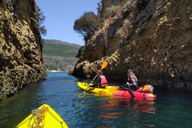 Award Winner Premium Kayak and Coasteering Adventure with Lunch - João, Pedro, and the feel of the group