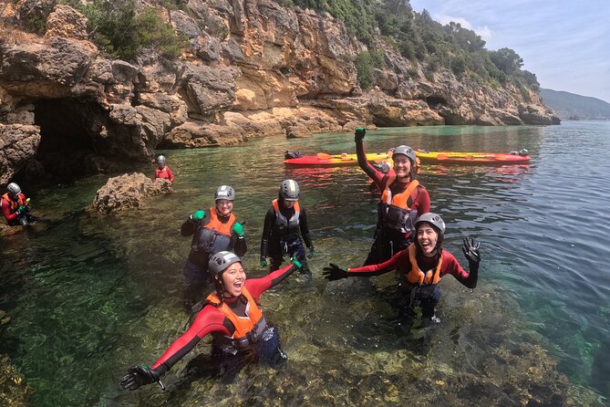 Award Winner Premium Kayak and Coasteering Adventure with Lunch - Portinho da Arrábida: the day gets moving