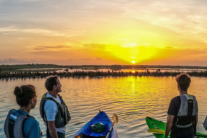 Bacalar Sunrise in Kayak - Photos, Drone Footage, and Transparent Kayaks