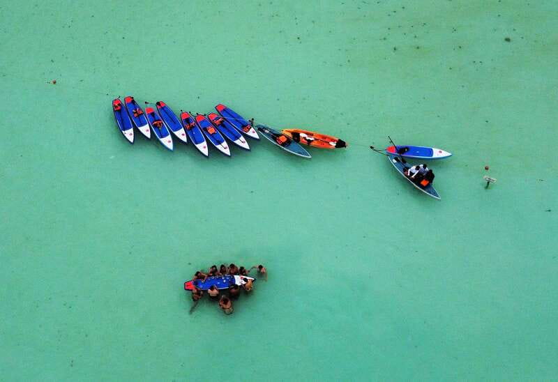 Bacalar: Sunrise Paddleboard Tour with Floating Picnic - What the floating picnic really includes