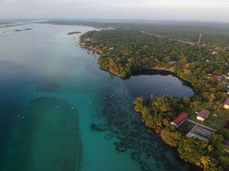Bacalar Sunrise Stand Up Paddleboard: A Unique Experience - El Canal de los Piratas and a second scenic pause