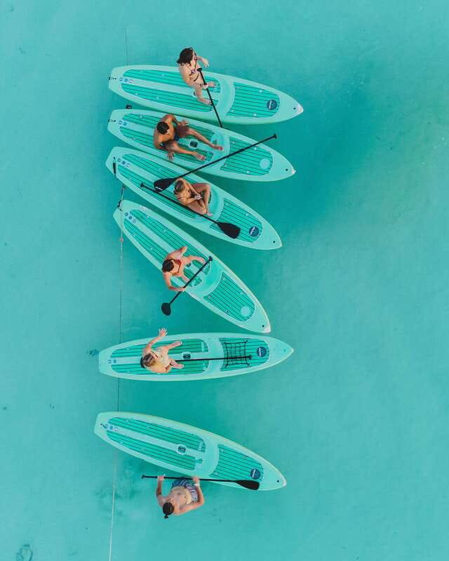 Bacalar Sunrise Stand Up Paddleboard Tour with Breakfast - Breakfast in the middle of the lagoon