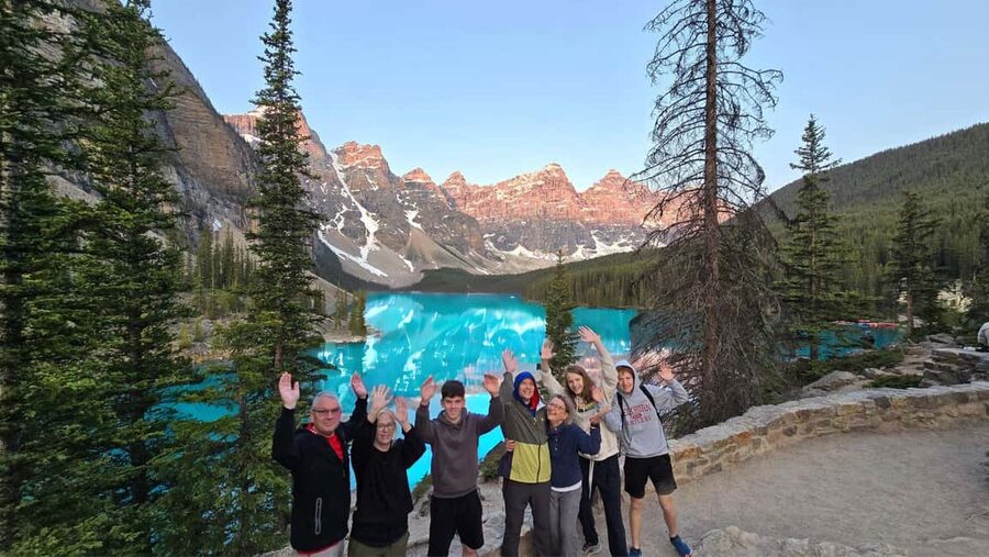 Banff/Canmore Moraine Lake & Lake Louise-Hike/Canoe/Sightsee - Morning pickup and the ride from Banff or Canmore