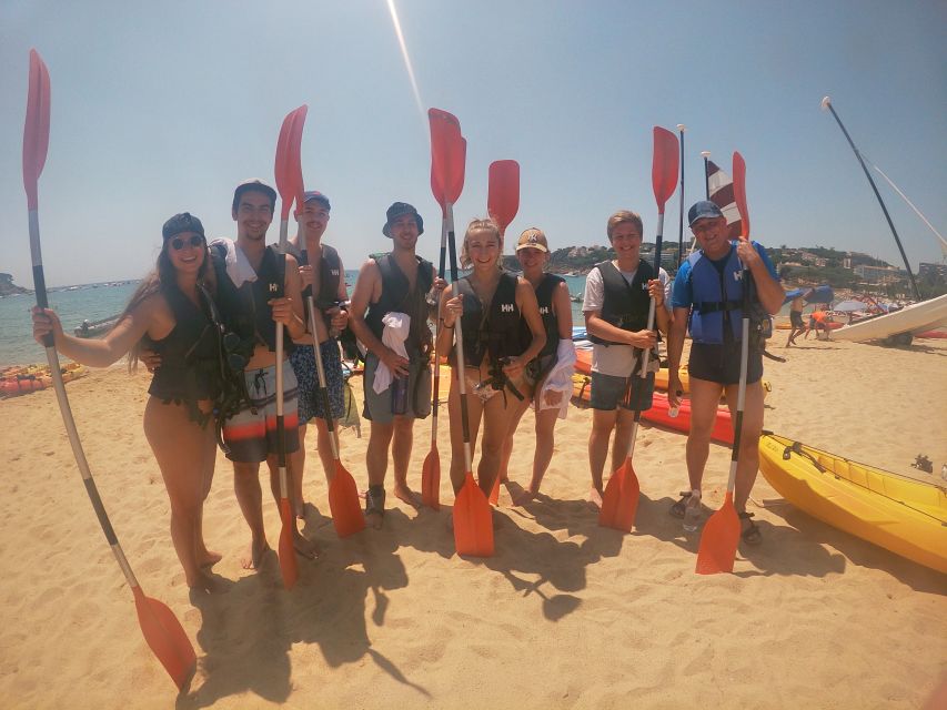 Barcelona: Costa Brava Kayaking & Snorkeling Tour with Lunch - Kayaking beside cliffs and coves