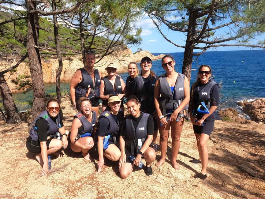 Barcelona: Costa Brava Kayaking & Snorkeling Tour with Lunch - Storage, changing rooms, and what to pack