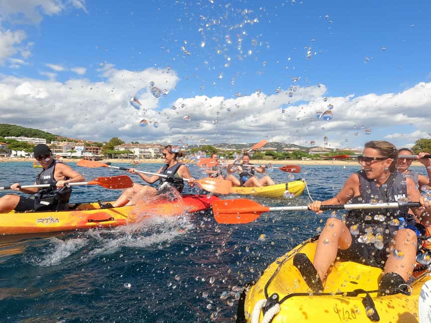 Barcelona: Costa Brava Kayaking & Snorkeling Tour with Lunch - What happens at S’Agaró
