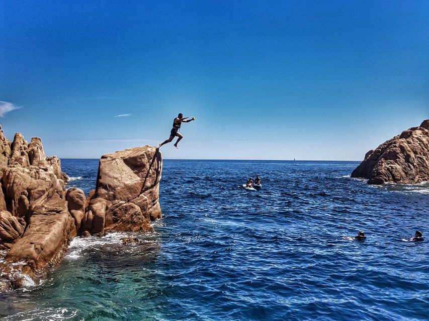 Barcelona: Costa Brava Tour with Kayak & Lagoon Snorkeling - Kayaking through coves and sandstone cliffs