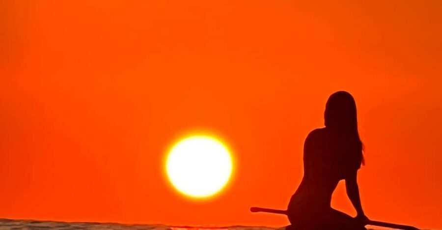 BARCELONA PADDLE SURF SUNRISE+BREAKFAST+PHOTOSVIDEOS4K+GUIDE - Returning to shore for a Barcelona breakfast