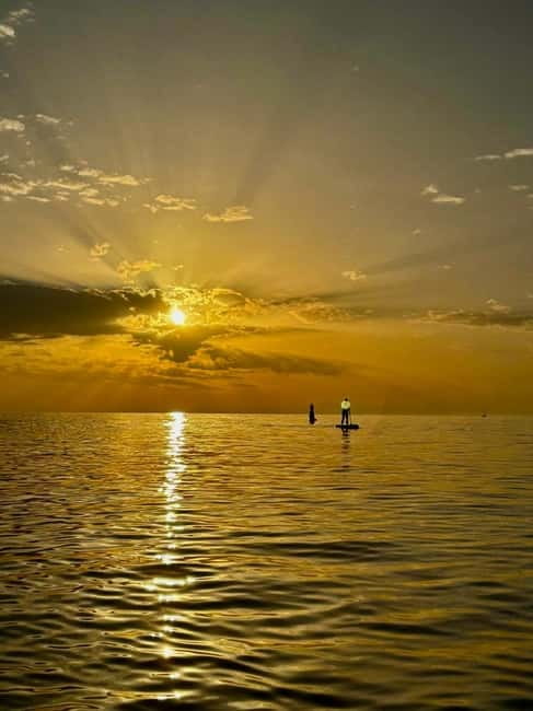 Barcelona: Paddleboarding at Sunrise. Includes: instructor, photos, equipment - Meeting at Barceloneta before sunrise