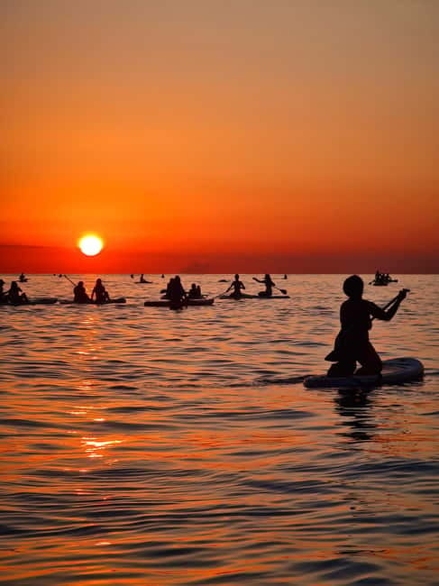 Barcelona: Paddleboarding at Sunrise. Includes: instructor, photos, equipment - Is $29 good value for Barcelona?