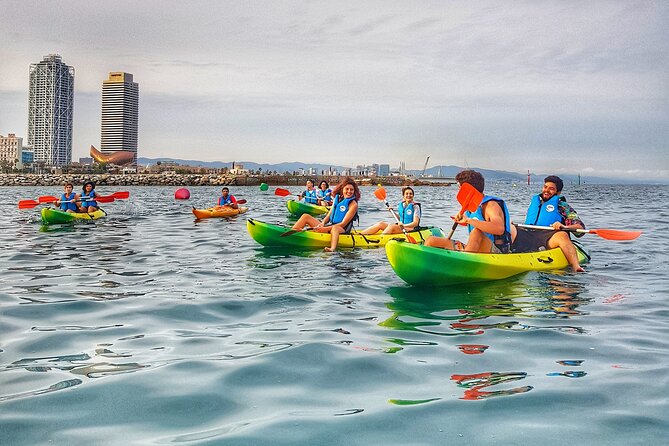 Barcelona Skyline Kayaking Coupled with Delicious Tapas - Learning the basics before setting off