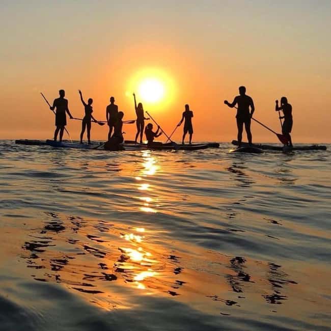Barcelona: Sunrise or Sunset Paddle Surf with Photos - Key points at a glance
