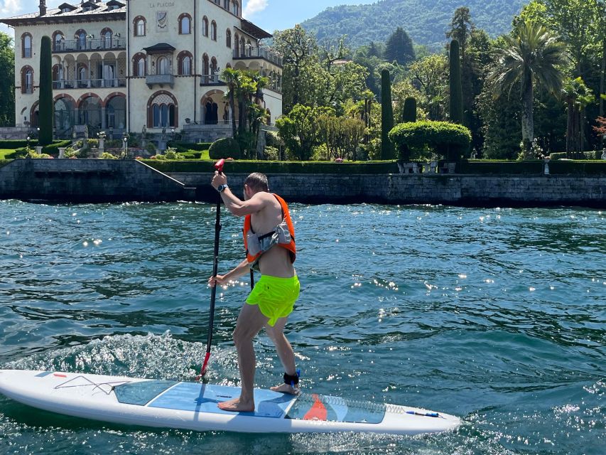 Bellagio Lake Como: Stand up Paddle Rental - Paddling north toward Villa Melzi