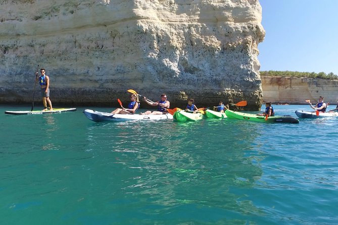 Benagil Area Kayak - Kayaking among the smaller caves