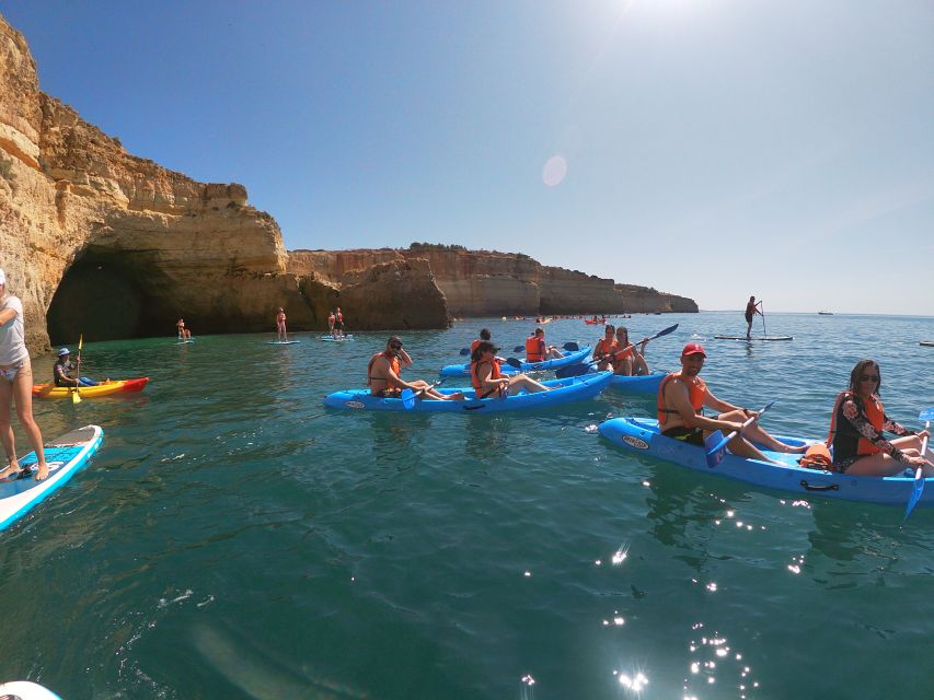 Benagil Beach: Benagil Cave highlights Kayaking (FREE FOTOS) - The safety briefing and first paddle