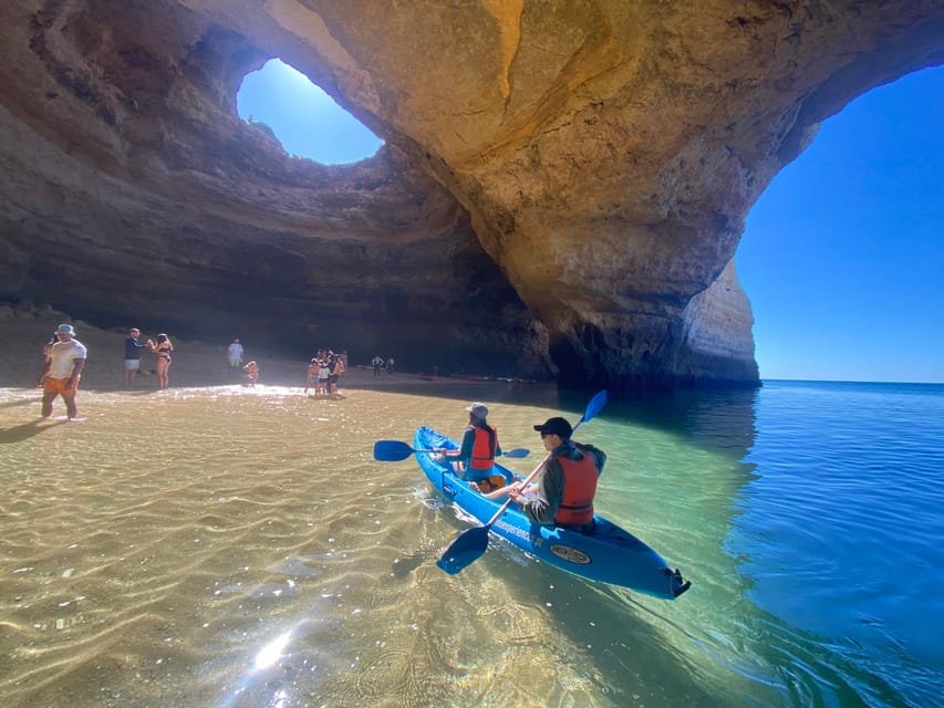 Benagil Beach: Secrets of the Sea Benagil Caves Kayaking - The paddle back to Benagil Beach