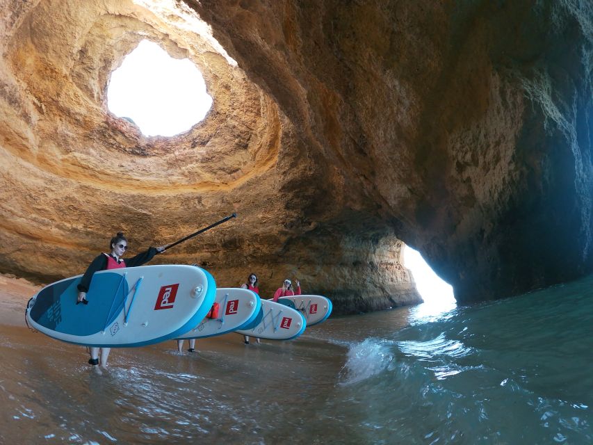 Benagil: Benagil Cave Stand Up PaddleBoard Tour at Sunrise - Returning to Benagil Beach