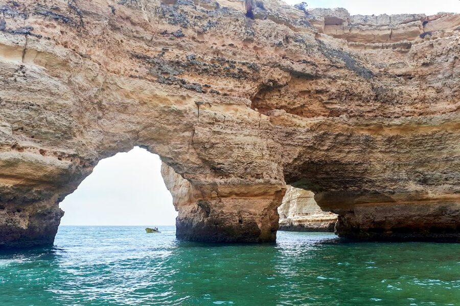 Benagil: Benagil Caves and Secret Spots Guided Kayaking Tour - Praia da Marinha and the beach break