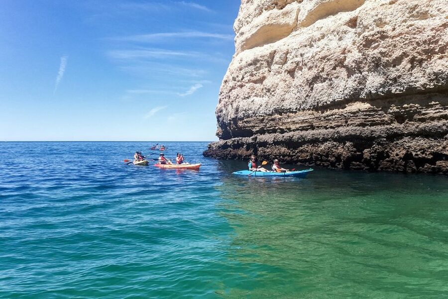 Benagil: Benagil Caves and Secret Spots Guided Kayaking Tour - Why the start time matters so much