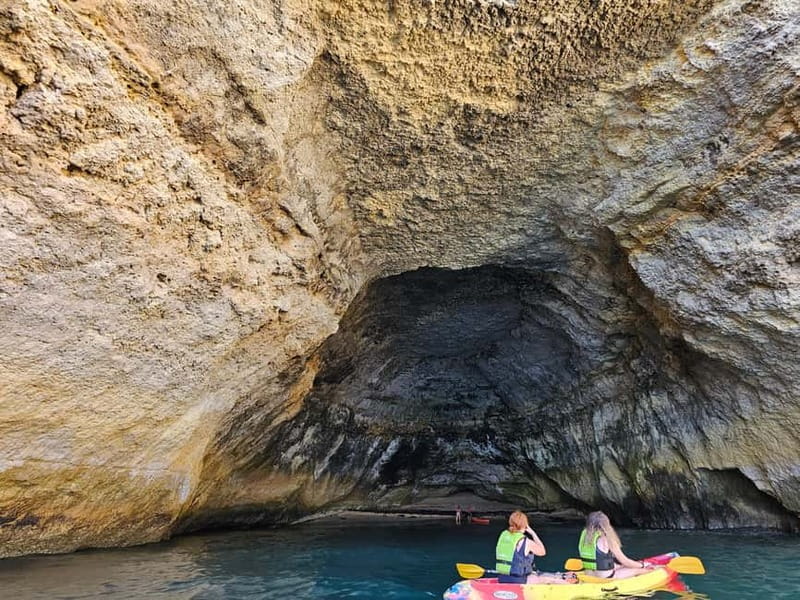 Benagil: Cave and Sea Caves Guided Kayak Tour - The secret stop and the best photo time