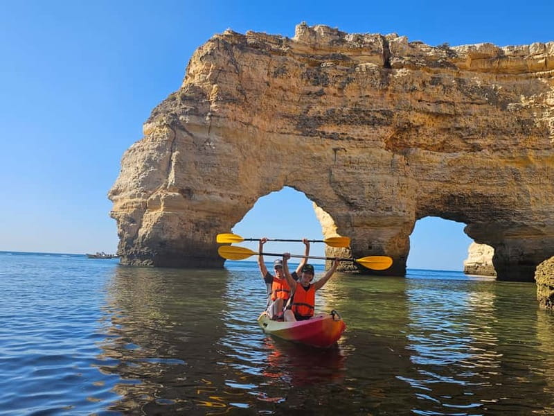 Benagil Cave: Guided Kayak Tour with Caves and Cliffs - Key points at a glance