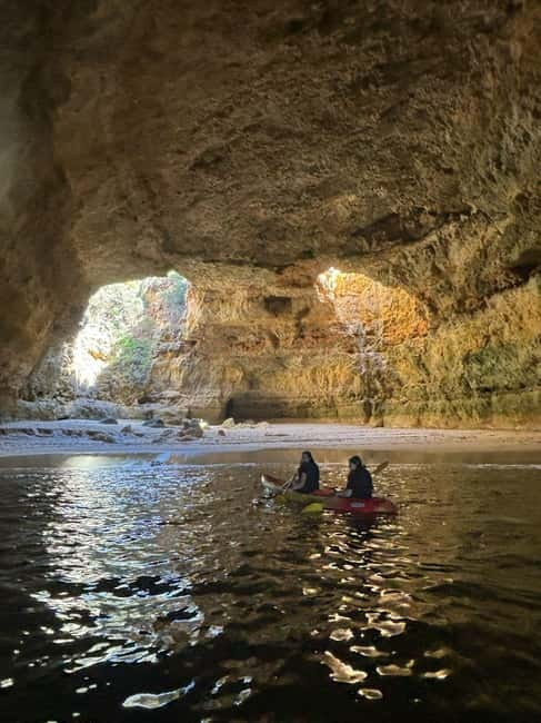 Benagil Cave - Kayak Guided tour - Swimming and photos near Marinha Beach