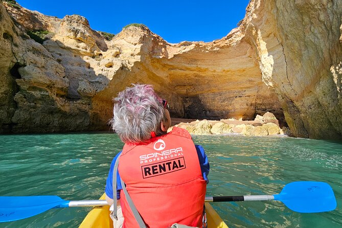 Benagil: Caves, Beaches, and Secret Spots Guided Kayak Tour - The secret stop and time for a swim
