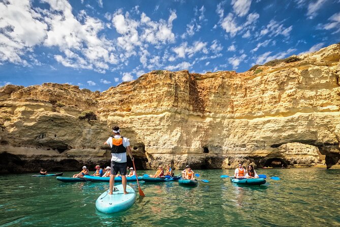 Benagil: Caves, Beaches, and Secret Spots Guided Kayak Tour - Meeting at O Litoral and getting ready