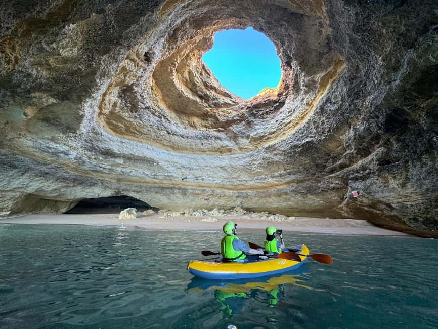 Benagil Caves: small group Kayaking Tour with a Local Guide - The caves and beaches beyond Benagil
