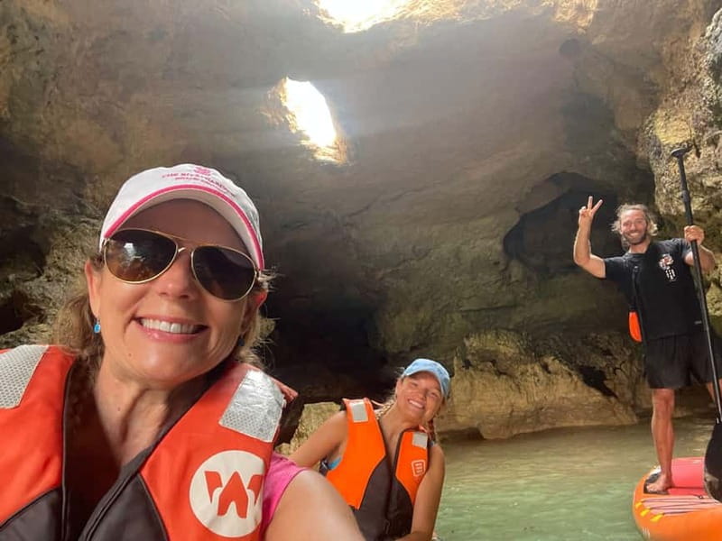 Benagil: Guided Kayak Tour inside caves and Praia da Marinha - Smaller caves and the Algarve coast