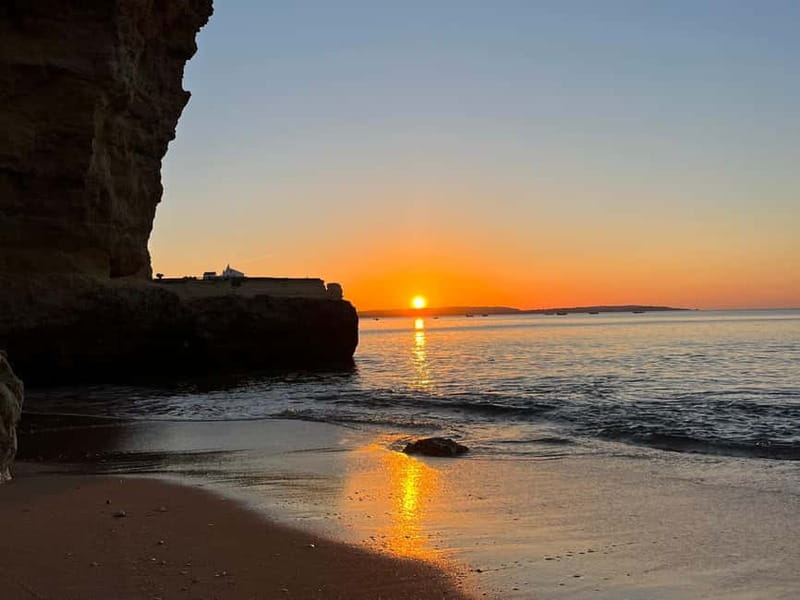 Benagil: Guided Sunrise Kayak Tour with Licensed Guide - The first coastal caves after launch