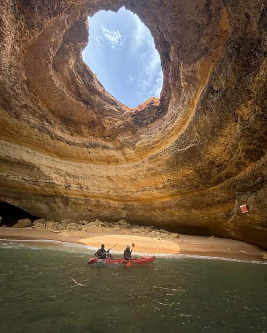Benagil: Kayak Adventure - Inside Benagil Sea Cave