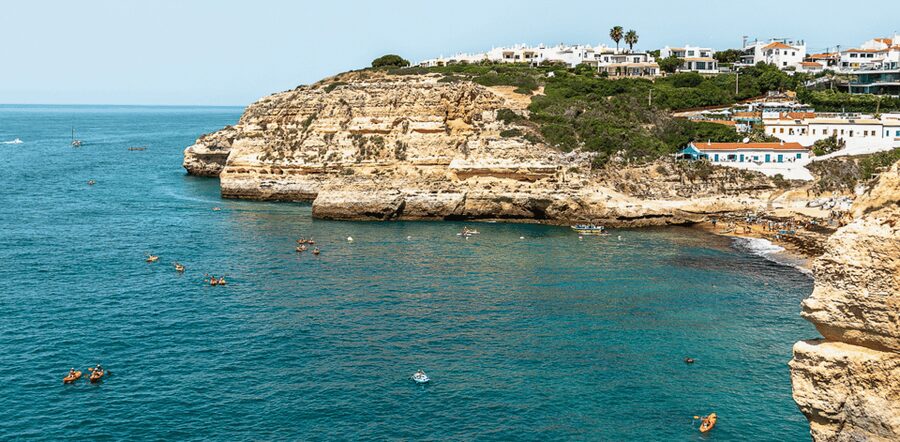 Benagil: Kayak Adventure - Praia da Marinha: the trip’s best break
