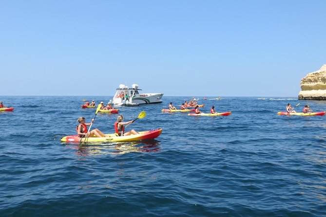 Benagil Kayak Tour On Board a Fantastic Catamaran - Swimming after the paddle