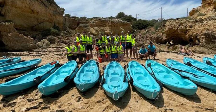 Benagil Kayaking Guided Tour - Caves, cliffs, and quiet beaches from the water