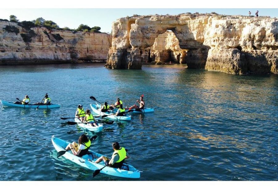 Benagil Kayaking Guided Tour - Starting at the beach and getting ready