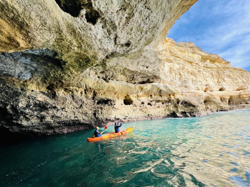 Benagil: Kayaking Tour with a Local Guide - Reaching Praia da Marinha