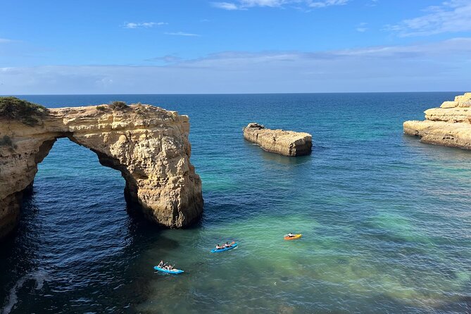 Benagil, Marinha & Albandeira - Kayak w/ Local Guide - The First Caves and Rock Passages