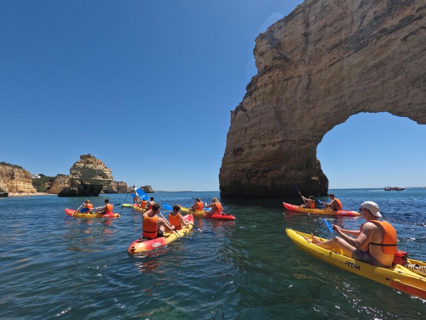 Benagil: Sunrise kayak tour Benagil caves and secret spots - What to bring for a dry and comfortable morning